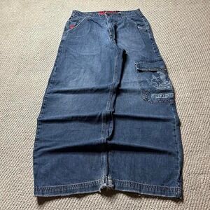 Y2K Vintage 90s Baggy skater Grunge JNCO Cargo jeans